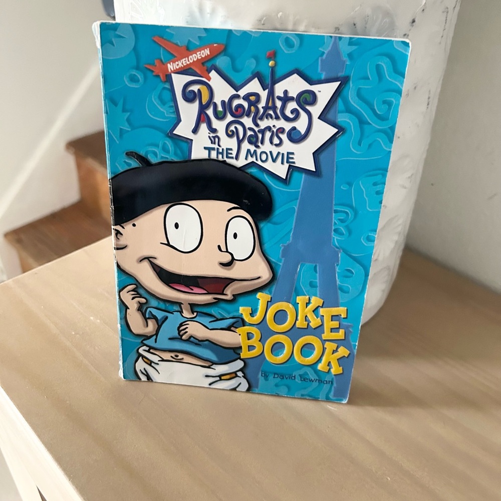 2000 Rugrats in Paris Joke Book David Lewman Paperback Y2K Children’s Book